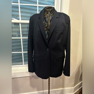 SuitShop Custom Tailored Navy Blue Women’s Suit Jacket
